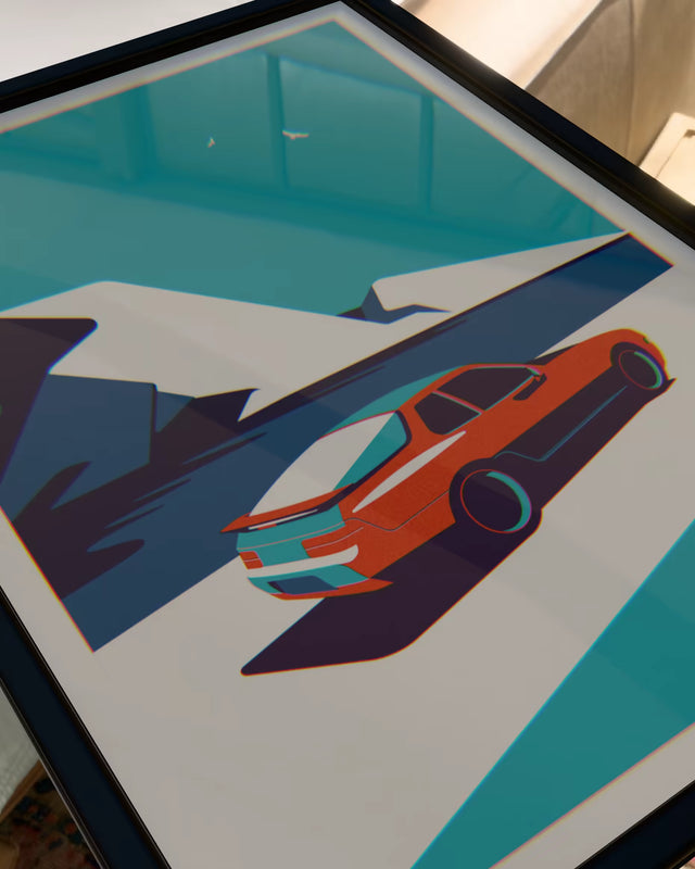 968 Alpine Escape - Car Print