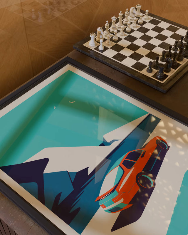 968 Alpine Escape - Car Print