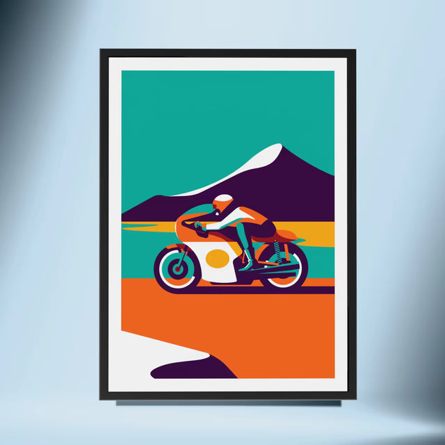 Agusta classic motorbike - Bike Print