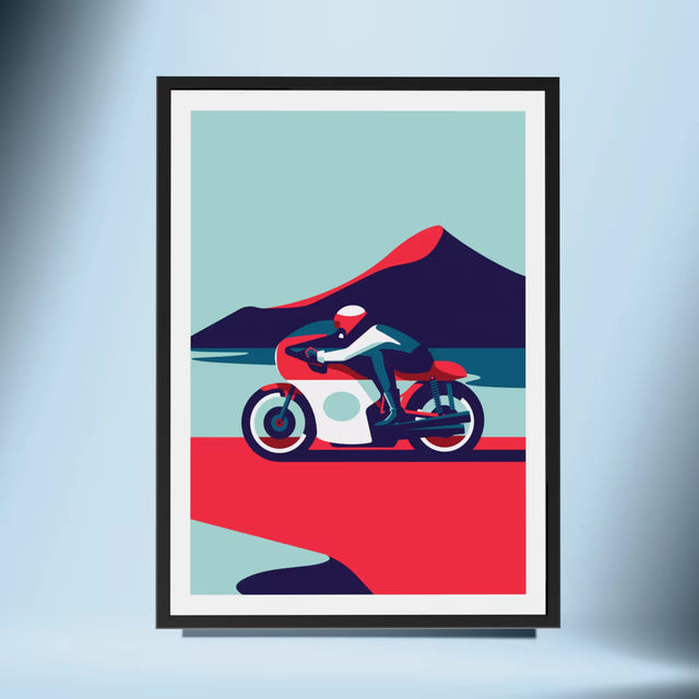 Agusta classic motorbike - Bike Print