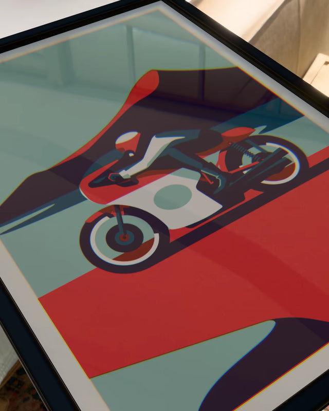 Agusta classic motorbike - Bike Print
