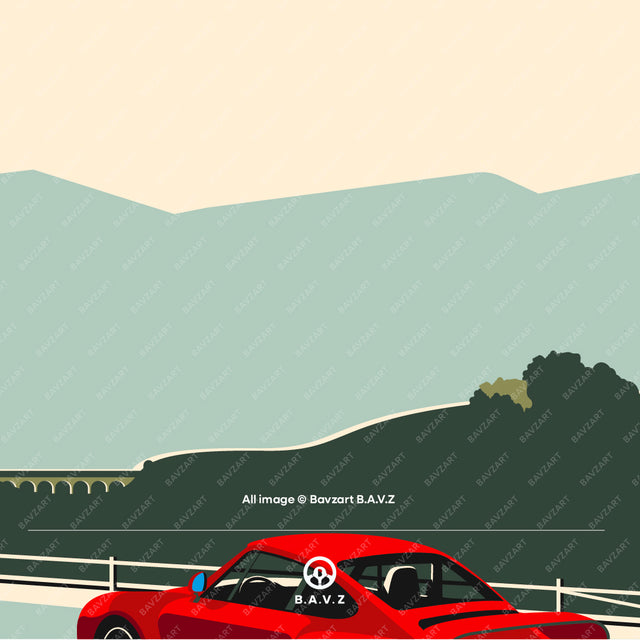 Bridging Horizons: Porsche 959 Journey