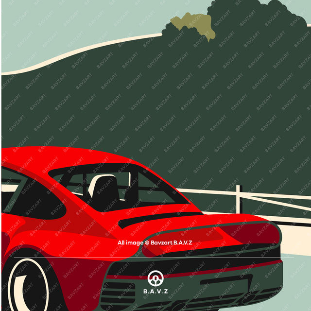 Bridging Horizons: Porsche 959 Journey