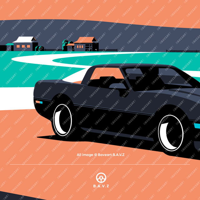 Corvette C4 Village stop