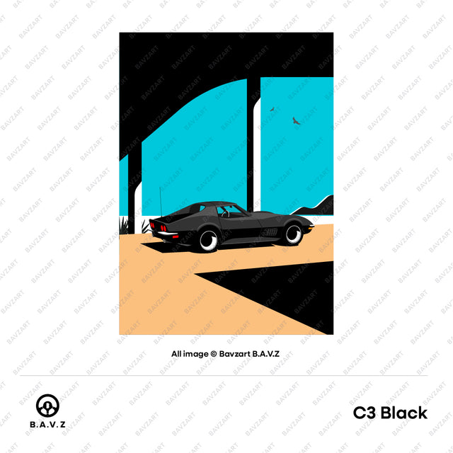 Under the bridge with C3 Corvette
