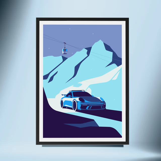 As cold as ice Porsche GT3 - Car Print