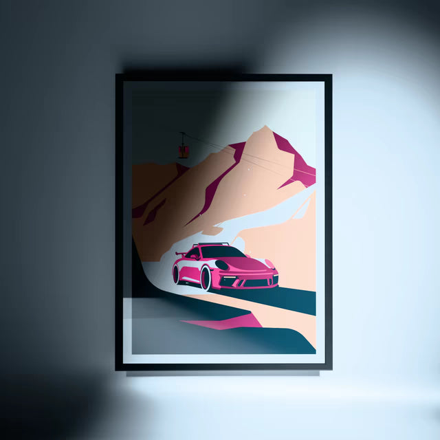 As cold as ice Porsche GT3 - Car Print