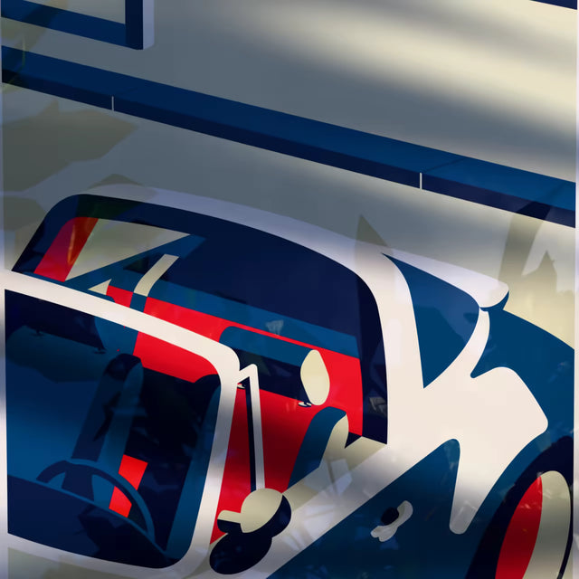 A view from Porsche Targa - Car Print