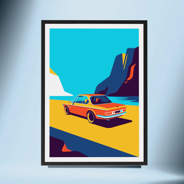 BMW classic e9 - Car Print