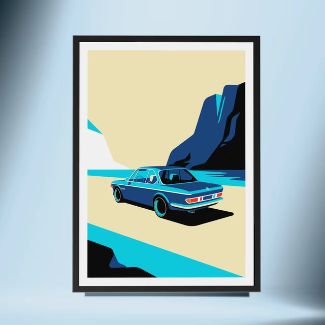 BMW classic e9 - Car Print