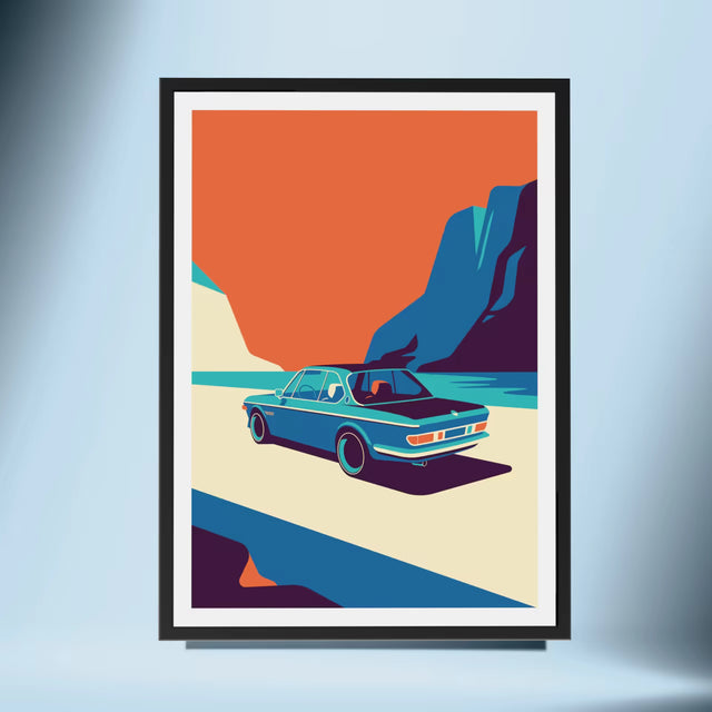 BMW classic e9 - Car Print