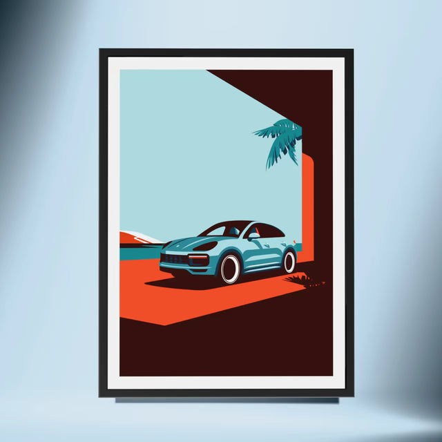 Cayenne at Dune's Edge - Car Print