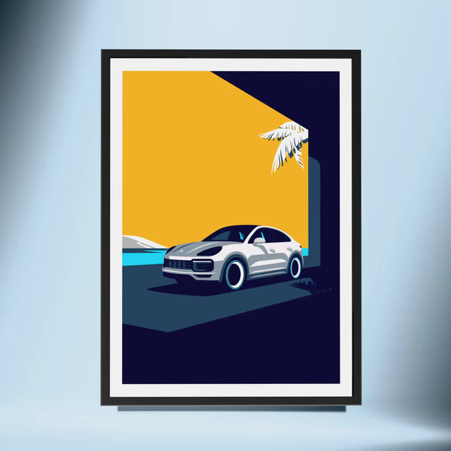 Cayenne at Dune's Edge - Car Print
