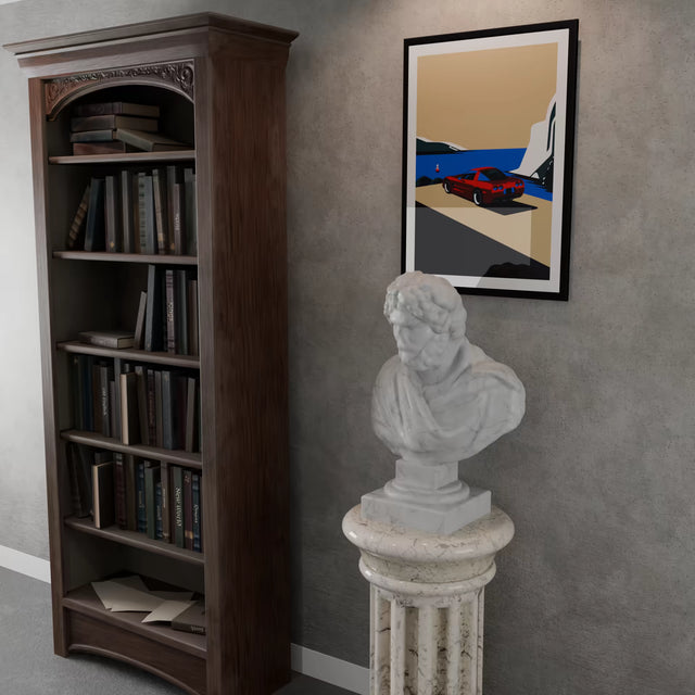Cliffhanger Corvette C5 - Limited Edition, Premium Giclée Print