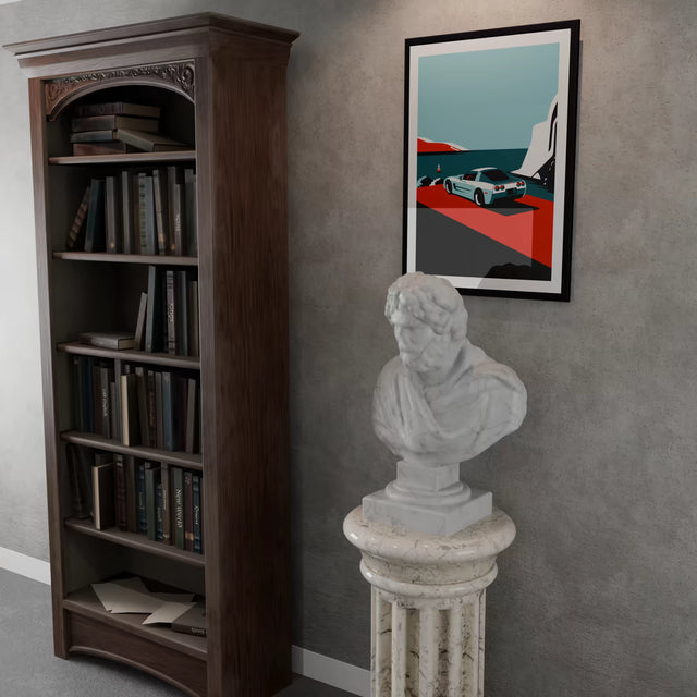 Cliffhanger Corvette C5 - Limited Edition, Premium Giclée Print