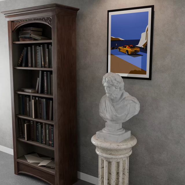Cliffhanger Corvette C5 - Limited Edition, Premium Giclée Print