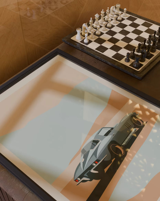 Desert Velocity Stingray C2 - Limited Edition, Premium Giclée Print