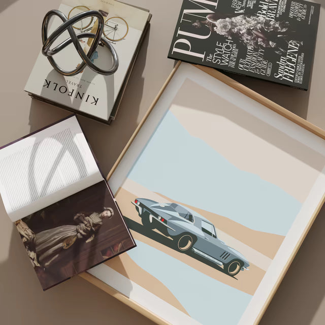 Desert Velocity Stingray C2 - Limited Edition, Premium Giclée Print