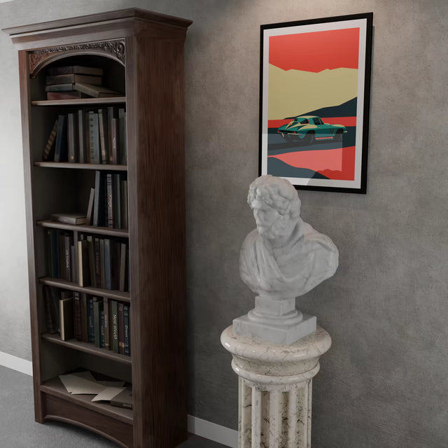 Desert Velocity Stingray C2 - Limited Edition, Premium Giclée Print