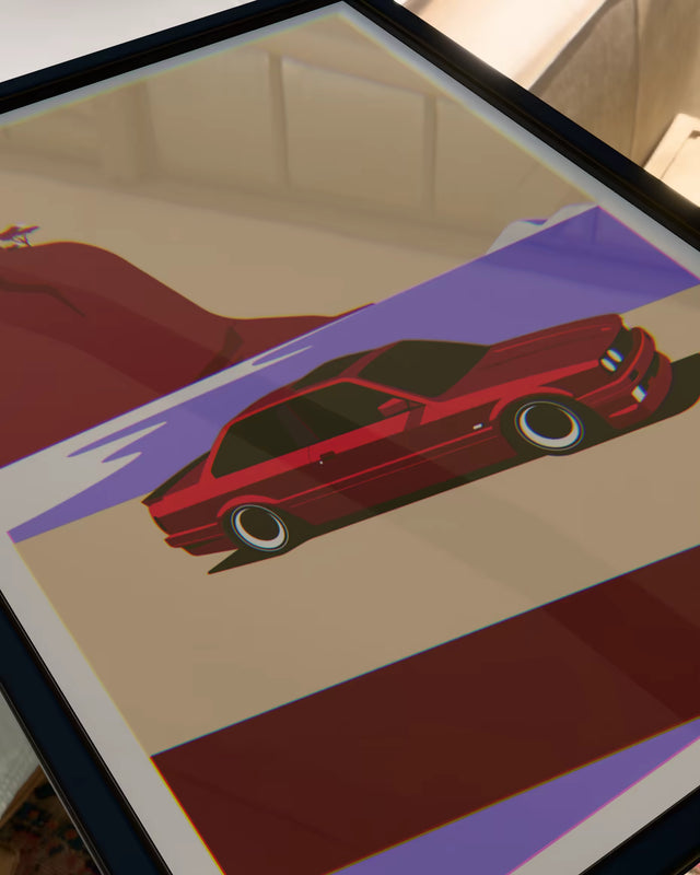 E30 BMW Low Rider - Car Print