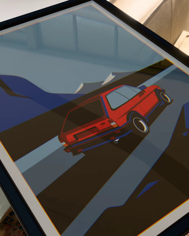 Ford Fiesta Iconic Hot Hatch - Car Print