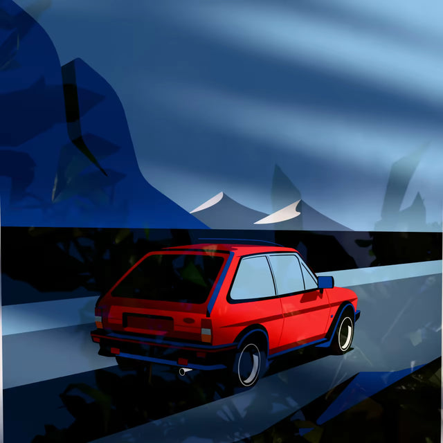 Ford Fiesta Iconic Hot Hatch - Car Print