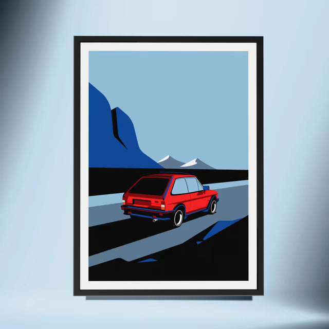 Ford Fiesta Iconic Hot Hatch - Car Print