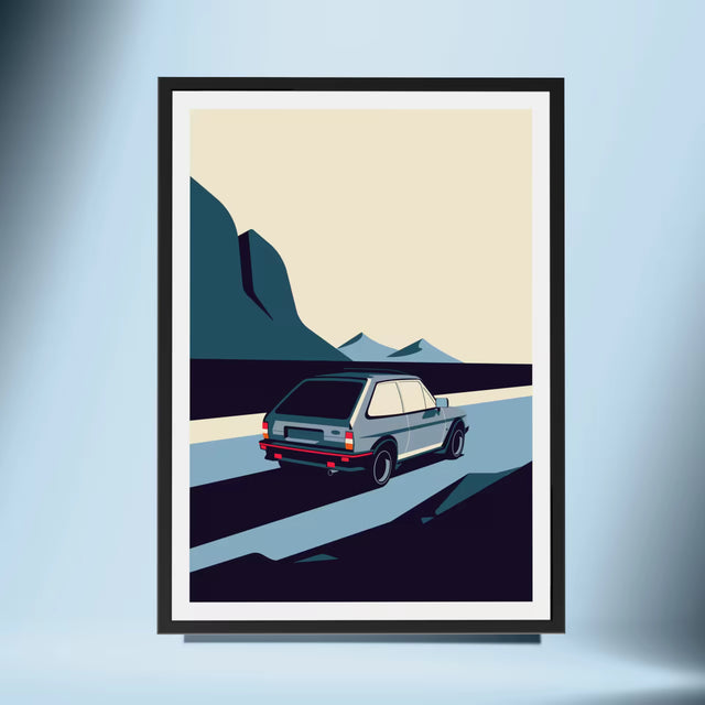 Ford Fiesta Iconic Hot Hatch - Car Print
