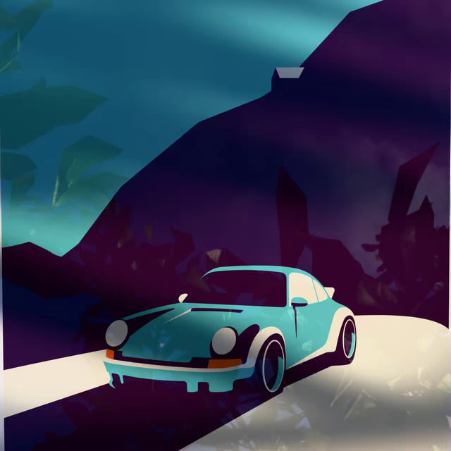 Going for a drive in my Porsche 911 - Car Print