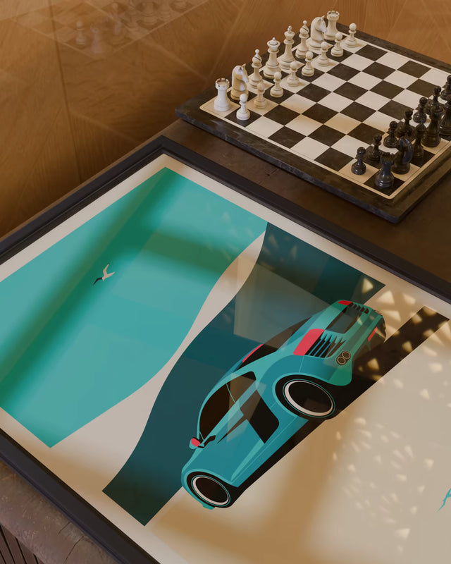 Gull Spots Audi R8 - Car Print
