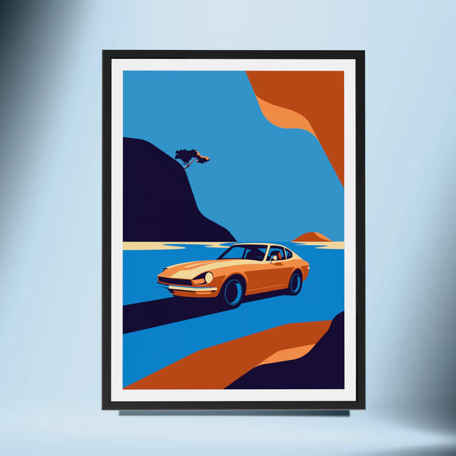 Is that a Datsun 240z round the corner? - Car Print