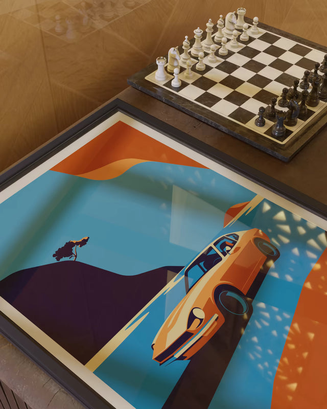 Is that a Datsun 240z round the corner? - Car Print