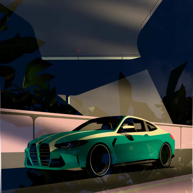 It's M4 Competition time - Car Print