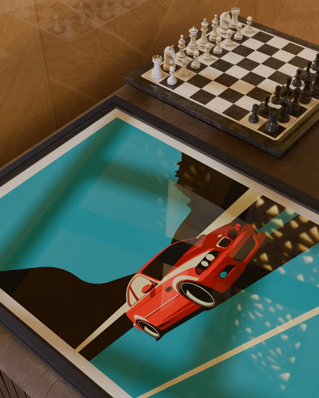 Let's face M3 e46 - Car Print