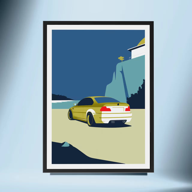 Living on the edge with BMW M3 - Car Print