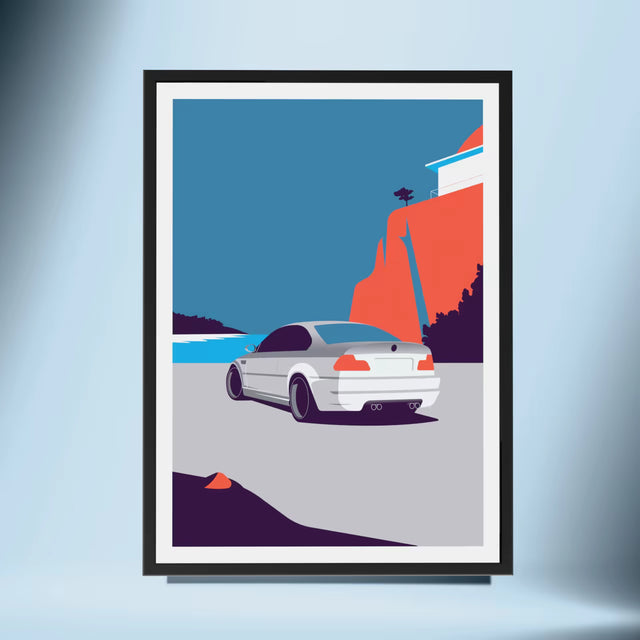 Living on the edge with BMW M3 - Car Print