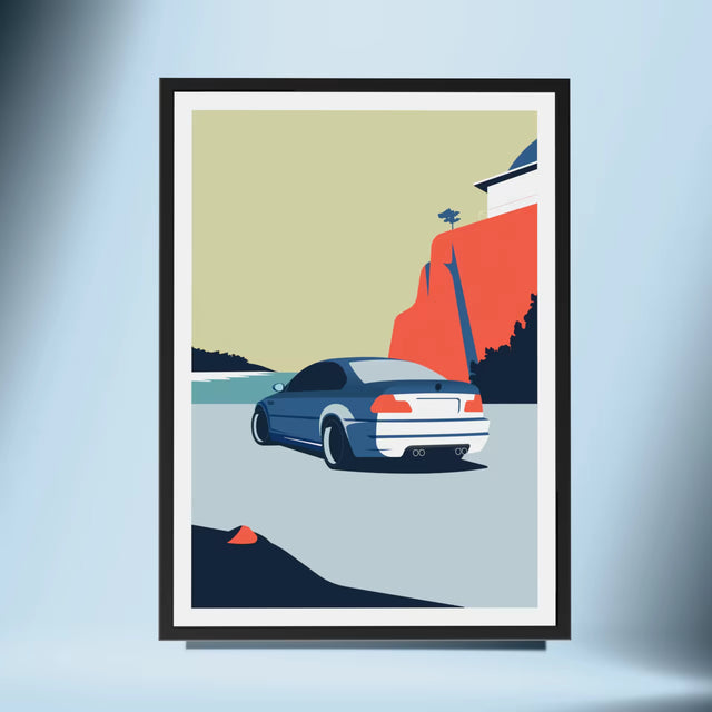 Living on the edge with BMW M3 - Car Print
