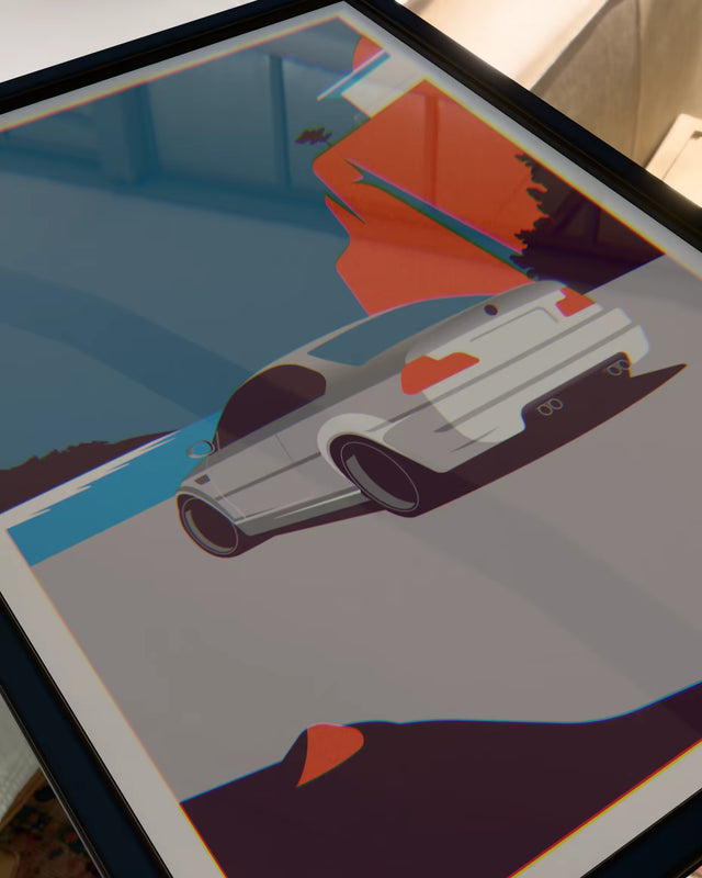 Living on the edge with BMW M3 - Car Print