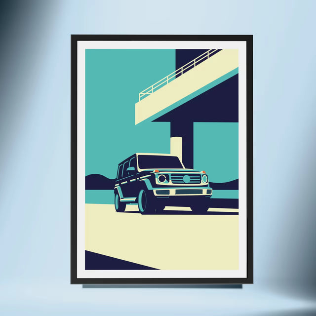 Mercedes Benz G Wagon On Its Way - Car Print