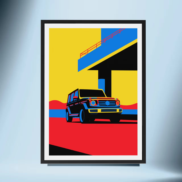 Mercedes Benz G Wagon On Its Way - Car Print