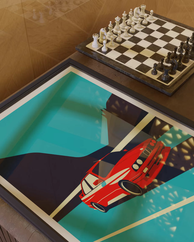 Midnight run with BMW e30 - Car Print