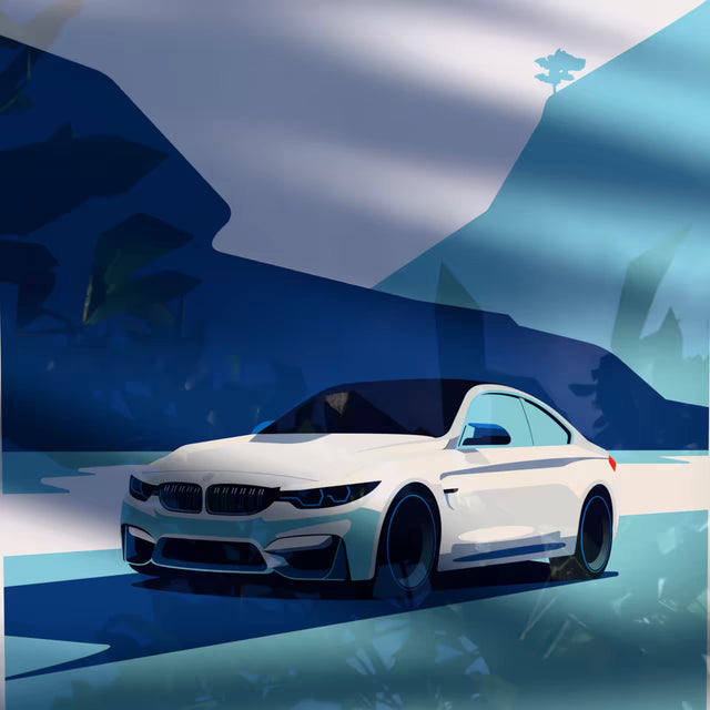 Mountaineering M4 BMW - Car Print