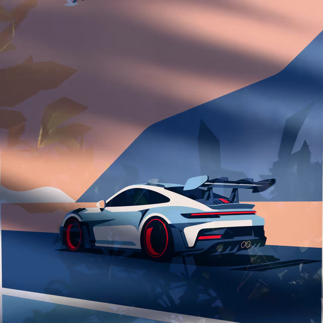 Porsche 992 GT3 RS - Car Print
