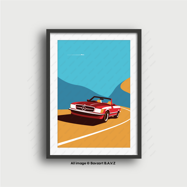 Timeless Journey R107 Mercedes Benz on the Edge