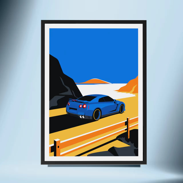 R35 Sky's the Limit - Car Print