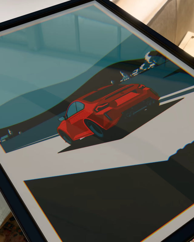 Roaring Elegance: BMW M2 in the Heart of the Countryside - Car Print