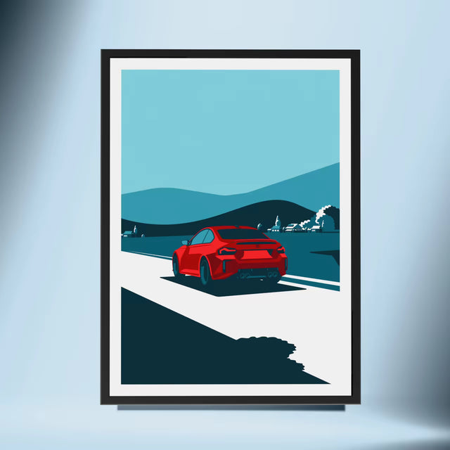 Roaring Elegance: BMW M2 in the Heart of the Countryside - Car Print