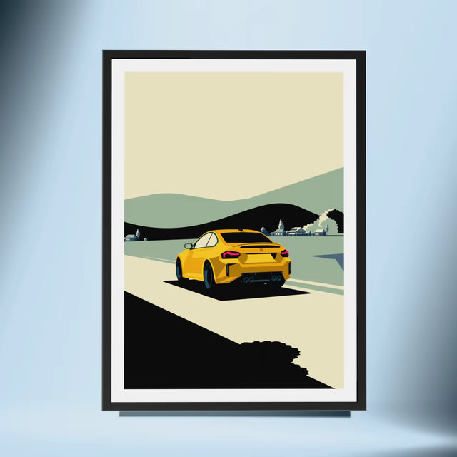 Roaring Elegance: BMW M2 in the Heart of the Countryside - Car Print