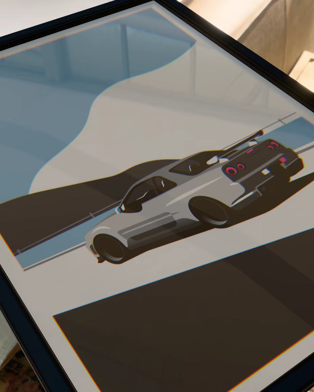 Sky's the Limit with GTR - Car Print