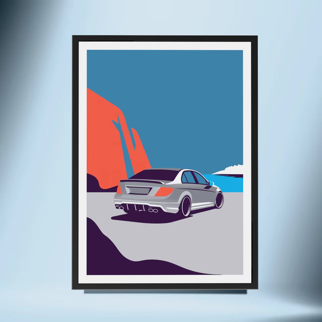 Super C63 AMG C Class - Car Print